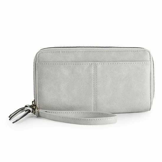 Sonoma Goods For Life® Elowen RFID-Blocking Double Zip Wristlet Woven Warm Taupe 13 Sonoma Goods For Life® Elowen RFID-Blocking Double Zip Wristlet Woven Warm Taupe - Image 11