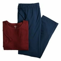 Men's Sonoma Goods For Life® Supersoft Modern-Fit Crewneck Tee & Open-Bottom Pants Pajama Set Navy Pier -Sonoma Goods For Life shop unnamed file 6567