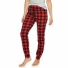 Women's Sonoma Goods For Life® High Rise Banded Bottom Pajama Leggings Red Buffalo -Sonoma Goods For Life shop unnamed file 6590