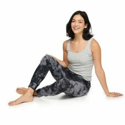 Women's Sonoma Goods For Life® High Rise Banded Bottom Pajama Leggings Red Buffalo -Sonoma Goods For Life shop unnamed file 6592