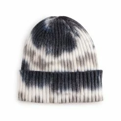 Women's Sonoma Goods For Life® Tie Dye Rib Beanie Neutral Dye