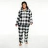 Plus Size Sonoma Goods For Life® Flannel Pajama Shirt & Pajama Pants Set Black White Buffalo -Sonoma Goods For Life shop unnamed file 6622