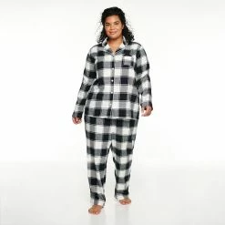 Plus Size Sonoma Goods For Life® Flannel Pajama Shirt & Pajama Pants Set Black White Buffalo 20 Plus Size Sonoma Goods For Life® Flannel Pajama Shirt & Pajama Pants Set Black White Buffalo -Sonoma Goods For Life shop unnamed file 6630