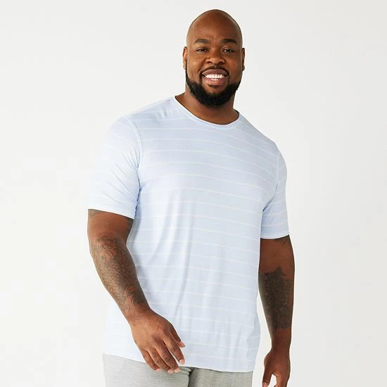 Big & Tall Sonoma Goods For Life® Lush Luxe Crewneck Tee Black 5 Big & Tall Sonoma Goods For Life® Lush Luxe Crewneck Tee Black - Image 3