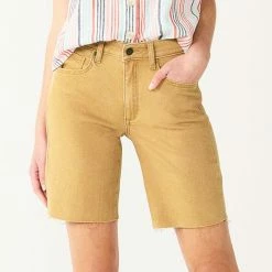 Women's Sonoma Goods For Life® High-Waist 9" Bermuda Jean Shorts White Tail 20 Women's Sonoma Goods For Life® High-Waist 9" Bermuda Jean Shorts White Tail -Sonoma Goods For Life shop unnamed file 6773