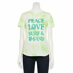 Women's Sonoma Goods For Life® Summer Graphic Tees Tie Dye Peace Love