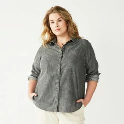 Plus Size Sonoma Goods For Life® Everyday Essential Shirt Red Buffalo -Sonoma Goods For Life shop unnamed file 6827