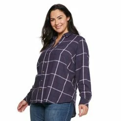 Plus Size Sonoma Goods For Life® Everyday Essential Shirt Red Buffalo -Sonoma Goods For Life shop unnamed file 6831