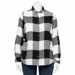 Plus Size Sonoma Goods For Life® Everyday Essential Shirt Red Buffalo -Sonoma Goods For Life shop unnamed file 6833