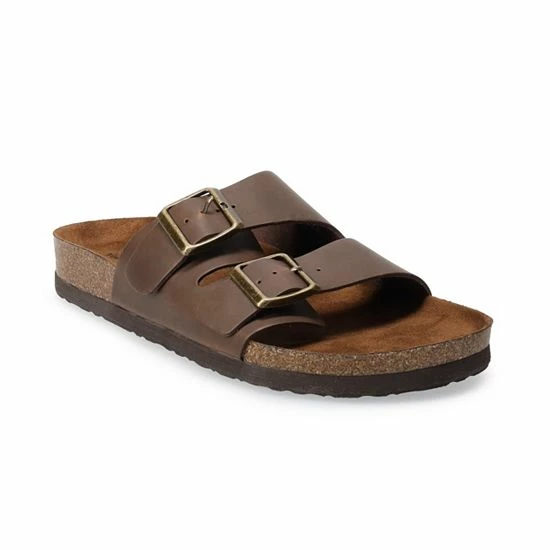 Sonoma Goods For Life® Raymond 02 Men's Leather Slide Sandals Taupe 8 Sonoma Goods For Life® Raymond 02 Men's Leather Slide Sandals Taupe - Image 6