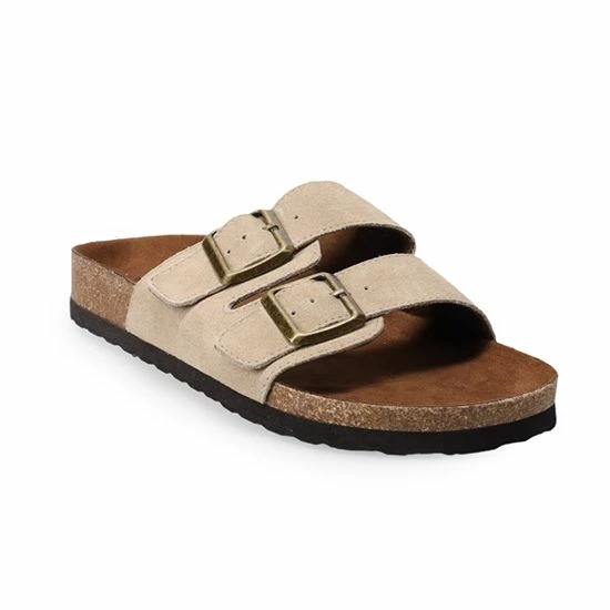 Sonoma Goods For Life® Raymond 02 Men's Leather Slide Sandals Taupe 10 Sonoma Goods For Life® Raymond 02 Men's Leather Slide Sandals Taupe - Image 8