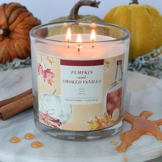 Sonoma Goods For Life® Pumpkin & Smoked Vanilla 14-oz. Candle Jar 4 Sonoma Goods For Life® Pumpkin & Smoked Vanilla 14-oz. Candle Jar - Image 2