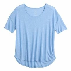 Women's Sonoma Goods For Life® Relaxed Scoopneck Tee Light Olive -Sonoma Goods For Life shop unnamed file 6906