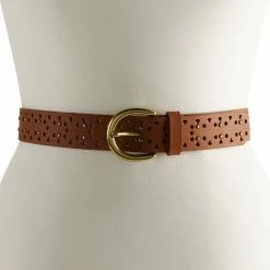 Women's Sonoma Goods For Life® Perforated Belt Papaya