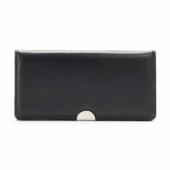 Sonoma Goods For Life® Lambskin Leather RFID-Blocking Slim Clutch Wallet Cobalto