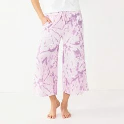 Women's Sonoma Goods For Life® Truly Soft Wide-Leg Cropped Pajama Pants Turq Leaves 14 Women's Sonoma Goods For Life® Truly Soft Wide-Leg Cropped Pajama Pants Turq Leaves -Sonoma Goods For Life shop unnamed file 6953