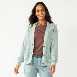 Women's Sonoma Goods For Life® Casual Ribbed Cardigan Blue Grey 11 Women's Sonoma Goods For Life® Casual Ribbed Cardigan Blue Grey -Sonoma Goods For Life shop unnamed file 6964