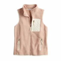 Women's Sonoma Goods For Life® Sherpa Vest Olive -Sonoma Goods For Life shop unnamed file 7002