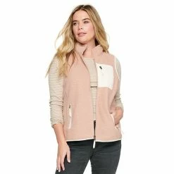 Women's Sonoma Goods For Life® Sherpa Vest Olive -Sonoma Goods For Life shop unnamed file 7005
