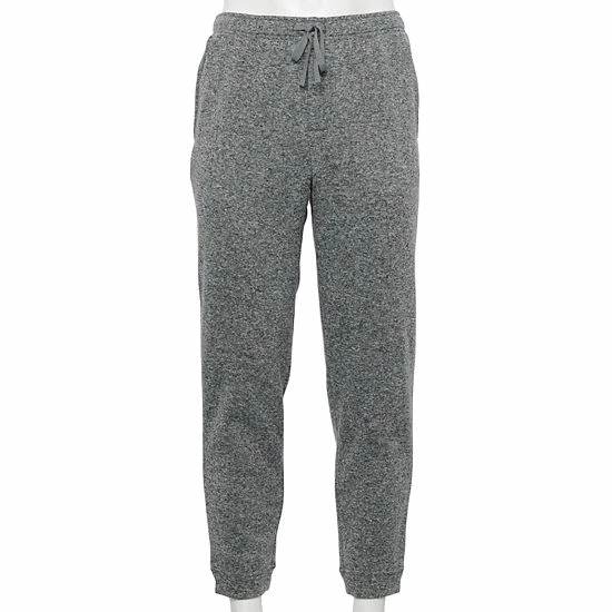 Men's Sonoma Goods For Life® Sweater Fleece Jogger Pajama Pants Koala Gray 3 Men's Sonoma Goods For Life® Sweater Fleece Jogger Pajama Pants Koala Gray