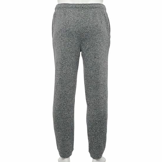 Men's Sonoma Goods For Life® Sweater Fleece Jogger Pajama Pants Koala Gray 4 Men's Sonoma Goods For Life® Sweater Fleece Jogger Pajama Pants Koala Gray - Image 2