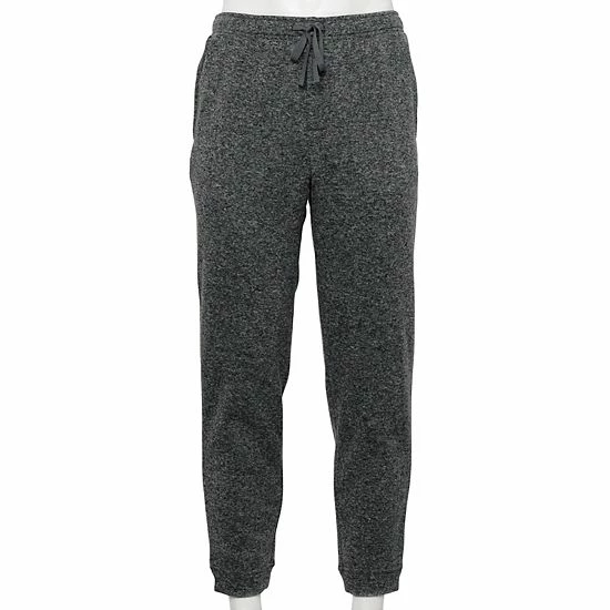 Men's Sonoma Goods For Life® Sweater Fleece Jogger Pajama Pants Koala Gray 7 Men's Sonoma Goods For Life® Sweater Fleece Jogger Pajama Pants Koala Gray - Image 5