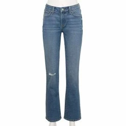 Women's Sonoma Goods For Life® Curvy High-Waisted Bootcut Jeans Medium Wash -Sonoma Goods For Life shop unnamed file 705