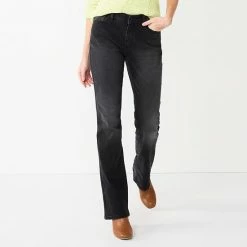 Women's Sonoma Goods For Life® Curvy High-Waisted Bootcut Jeans Medium Wash -Sonoma Goods For Life shop unnamed file 708