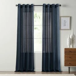 Sonoma Goods For Life® 1-Panel Crushed Voile Grommet Window Curtain Navy -Sonoma Goods For Life shop unnamed file 7085