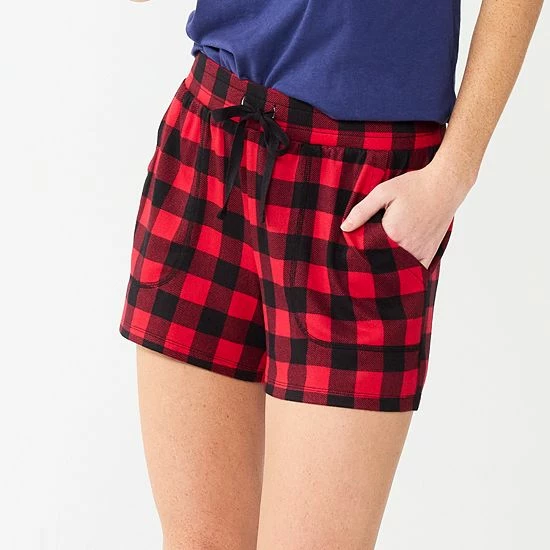 Women's Sonoma Goods For Life® Snit Pajama Shorts Animal Print 3 Women's Sonoma Goods For Life® Snit Pajama Shorts Animal Print