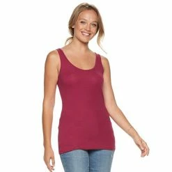 Women's Sonoma Goods For Life® Layering Tank Plum -Sonoma Goods For Life shop unnamed file 718