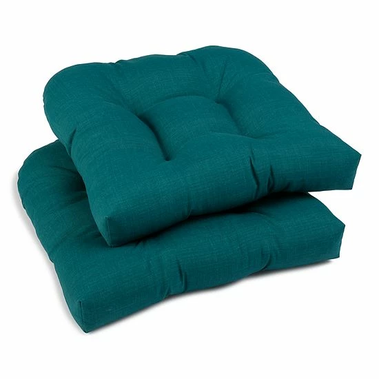 Sonoma Goods For Life® Indoor Outdoor 2-piece Single Wicker Chair Cushion Set Teal 7 Sonoma Goods For Life® Indoor Outdoor 2-piece Single Wicker Chair Cushion Set Teal - Image 5