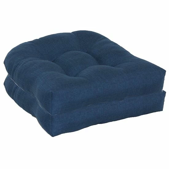 Sonoma Goods For Life® Indoor Outdoor 2-piece Single Wicker Chair Cushion Set Teal 9 Sonoma Goods For Life® Indoor Outdoor 2-piece Single Wicker Chair Cushion Set Teal - Image 7