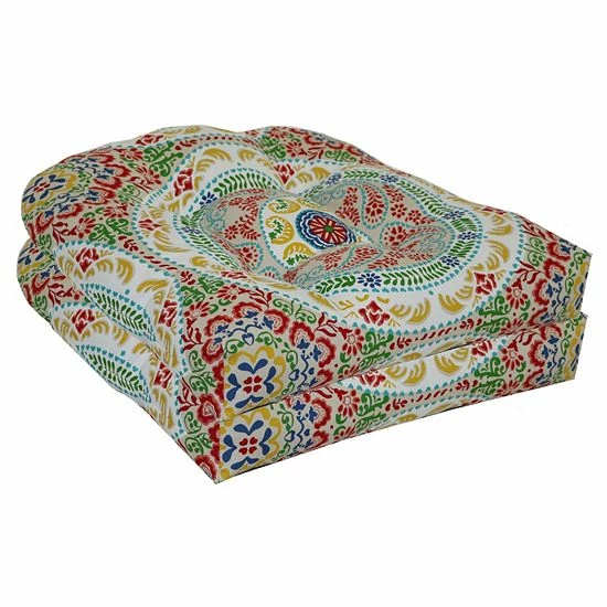 Sonoma Goods For Life® Indoor Outdoor 2-piece Single Wicker Chair Cushion Set Teal 11 Sonoma Goods For Life® Indoor Outdoor 2-piece Single Wicker Chair Cushion Set Teal - Image 9