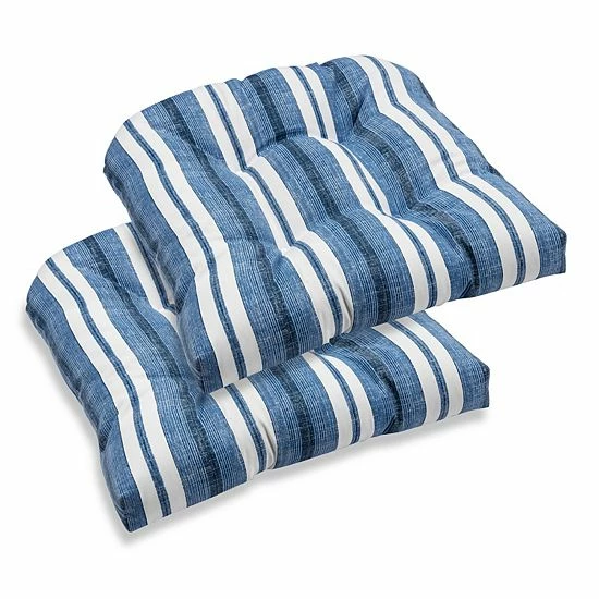 Sonoma Goods For Life® Indoor Outdoor 2-piece Single Wicker Chair Cushion Set Teal 13 Sonoma Goods For Life® Indoor Outdoor 2-piece Single Wicker Chair Cushion Set Teal - Image 11