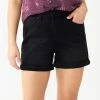 Women's Sonoma Goods For Life® Relaxed Rolled-Cuff Denim Shorts Dnu -Sonoma Goods For Life shop unnamed file 7211