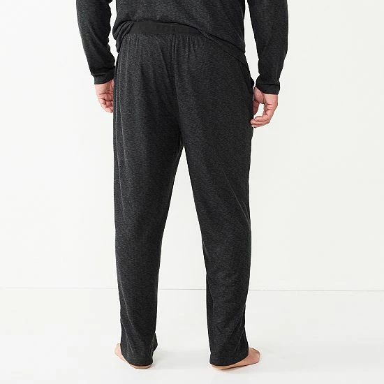 Men's Sonoma Goods For Life® Whisperluxe Waffle Pants Black Space Dye 4 Men's Sonoma Goods For Life® Whisperluxe Waffle Pants Black Space Dye - Image 2