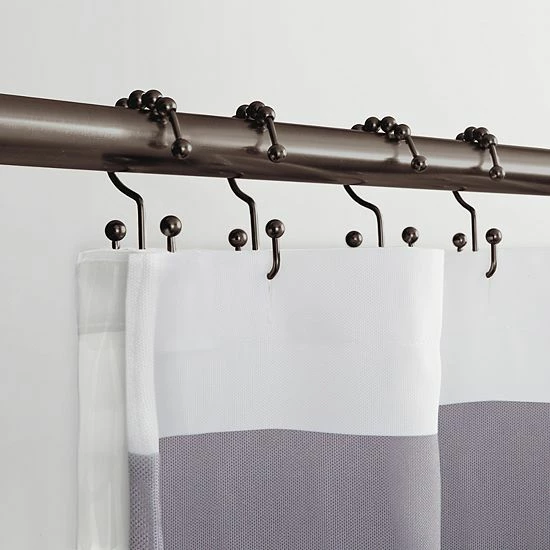 Sonoma Goods For Life® Double Roller Glide Shower Curtain Hooks 4 Sonoma Goods For Life® Double Roller Glide Shower Curtain Hooks - Image 2