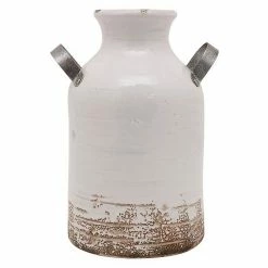 Sonoma Goods For Life® Farmhouse Milk Can Ceramic Vase