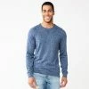 Men's Sonoma Goods For Life® Supersoft Crewneck Sweater Gray Sleeve Stripe -Sonoma Goods For Life shop unnamed file 733