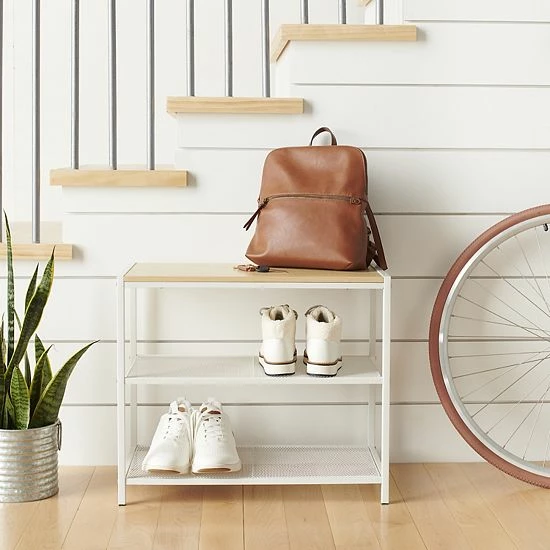 Sonoma Goods For Life® 3-Tier Shoe Rack 4 Sonoma Goods For Life® 3-Tier Shoe Rack - Image 2