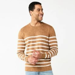 Men's Sonoma Goods For Life® Supersoft Crewneck Sweater Gray Sleeve Stripe 21 Men's Sonoma Goods For Life® Supersoft Crewneck Sweater Gray Sleeve Stripe -Sonoma Goods For Life shop unnamed file 738