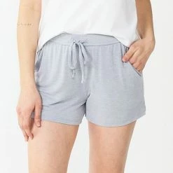 Women's Sonoma Goods For Life® Truly Soft Pajama Shorts Iconic Grey
