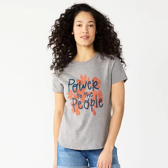 Women's Sonoma Goods For Life® Patriotic Graphic Tee Love Is All You Need 5 Women's Sonoma Goods For Life® Patriotic Graphic Tee Love Is All You Need - Image 3