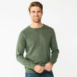 Men's Sonoma Goods For Life® Supersoft Crewneck Sweater Gray Sleeve Stripe 28 Men's Sonoma Goods For Life® Supersoft Crewneck Sweater Gray Sleeve Stripe -Sonoma Goods For Life shop unnamed file 745