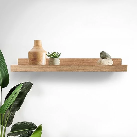 Sonoma Goods For Life® Brown Single Ledge Shelf Wall Decor 4 Sonoma Goods For Life® Brown Single Ledge Shelf Wall Decor - Image 2