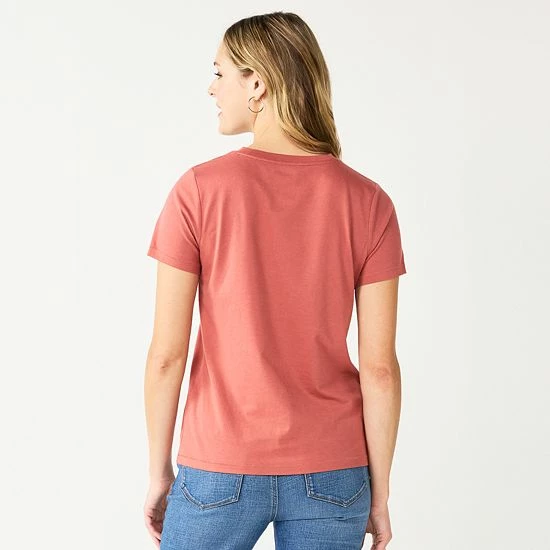 Women's Sonoma Goods For Life® Short Sleeve Graphic Tee Strange Magic 4 Women's Sonoma Goods For Life® Short Sleeve Graphic Tee Strange Magic - Image 2