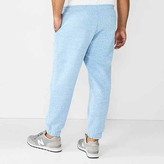 Big & Tall Sonoma Goods For Life Fleece Jogger Pants Blue 4 Big & Tall Sonoma Goods For Life Fleece Jogger Pants Blue - Image 2