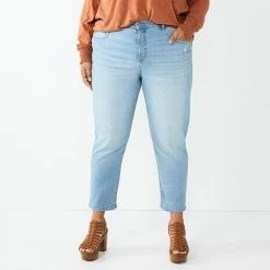 Plus Size Sonoma Goods For Life® Premium High-Waisted Boyfriend Jeans Light Wash 11 Plus Size Sonoma Goods For Life® Premium High-Waisted Boyfriend Jeans Light Wash -Sonoma Goods For Life shop unnamed file 7551