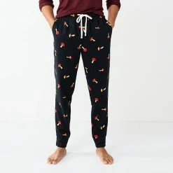 Men's Sonoma Goods For Life® Flannel Jogger Sleep Pants Dark Grey Heather -Sonoma Goods For Life shop unnamed file 758